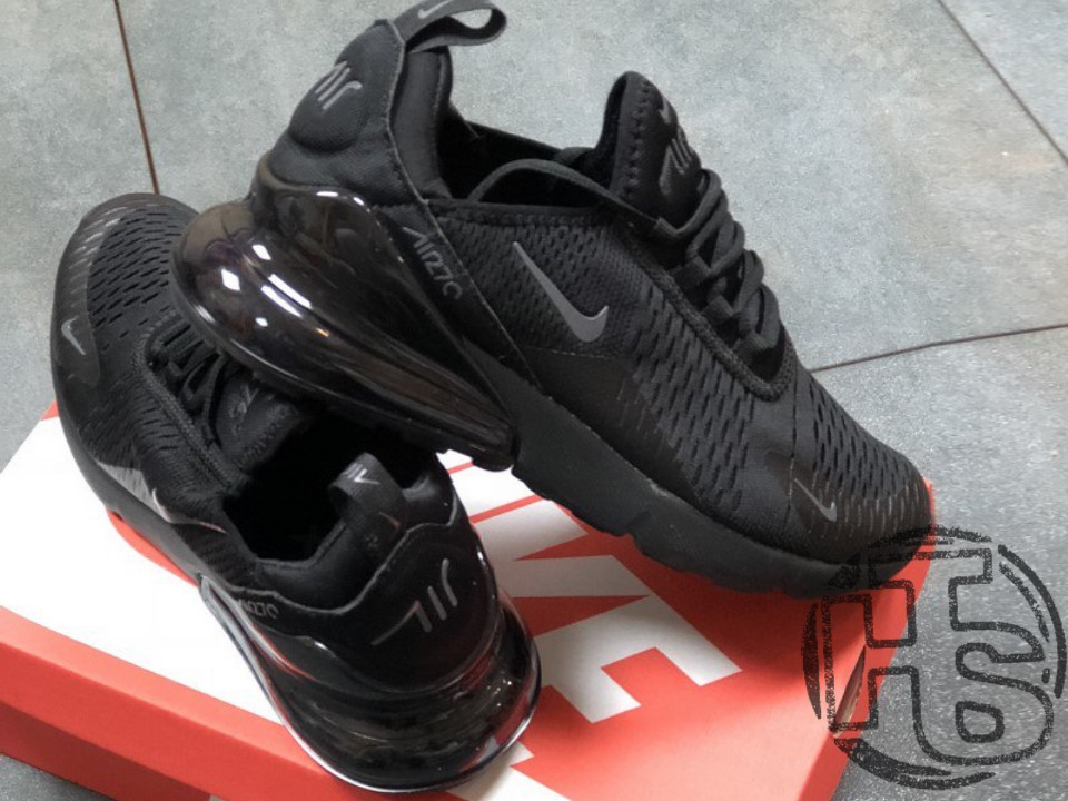 Мужские кроссовки Nike Air Max 270 Flyknit Triple Black AH8050-005 - фото 9 - id-p643847987