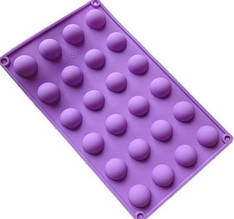 Силіконова форма для цукерок "Полусфери" (3 см)