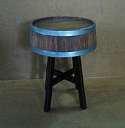 Стіл із зрізу бочки, діаметр 60 см, фото 3
