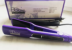 Праска-випрямляч волосся з терморегулятором і титановими пластинами BB ⁇ One (фіолетовий)