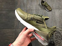 Чоловічі кросівки Nike Air Max 270 Flyknit Green/White, фото 5