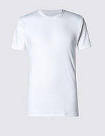 Футболка Danskin детская спортивная короткий рукав трикотажная однотонная 2-14 лет белая