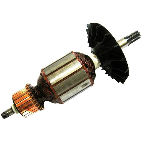 Якорь перфоратора бочкового типа Bosch 5-38 ( 185х46,5 7-з /прямо)