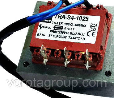 Трансформатор 230V/22V/40V 125VA SPIDO/GD1/SHEL75 (TRA-S6.1025)