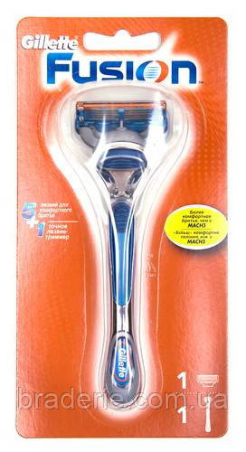 Станок для бритья Gillette Fusion с одной сменной кассетой - фото 1 - id-p47910037