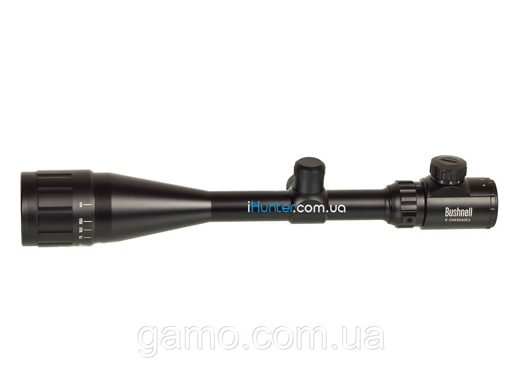 Оптичний Приціл BUSHNELL 6-24x50 AOE з підсвічуванням шкали, фото 1