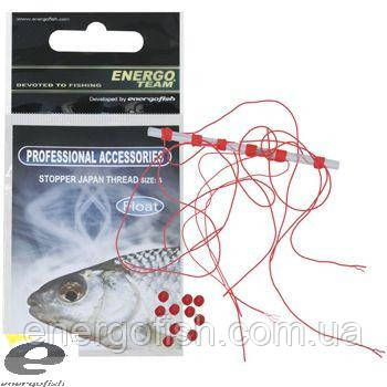 Стопор поплавочный ET нитка з намистинками SS (6шт), фото 1