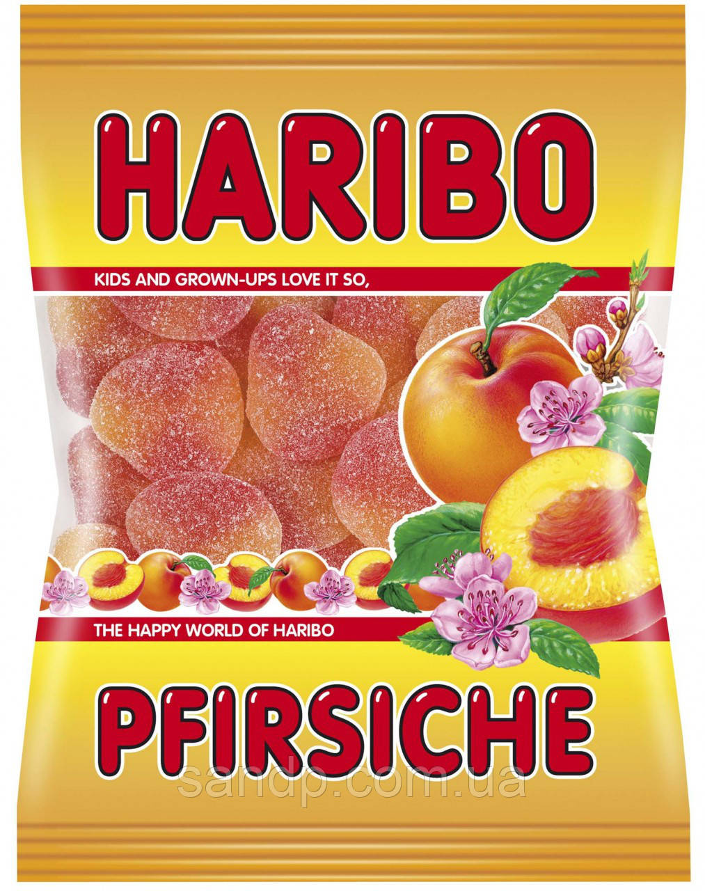Желейні цукерки Персики Харибо Haribo Харібо 175
