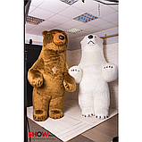Надувний костюм (Пневмокостюм, пневморобот ) " Білий і Бурий Ведмеді Довгий хутро ", фото 2