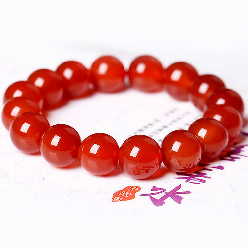 Браслет із Сердоліка 8 мм, фото 1