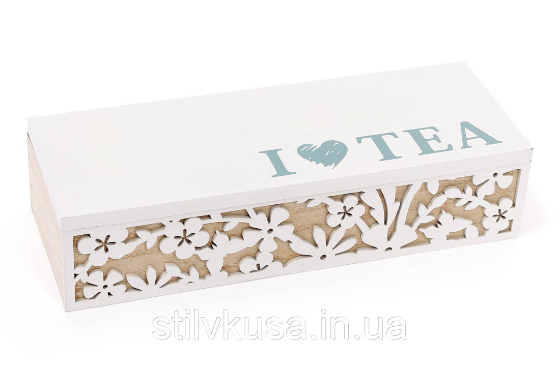 Коробка для чаю I Love tea на 3 відділення