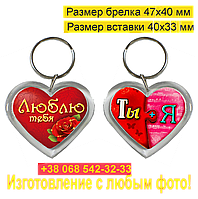 Брелок Серце. День закоханих 2