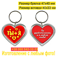 Брелок Серце. День закоханих 3