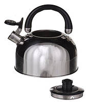 Чайник 3 л газовый со свистком из нержавеющей стали для газовой плиты нержавейка R_0400