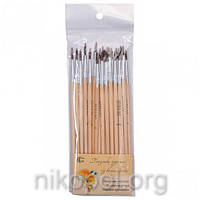 Пензлик з натурального ворсу "C" Білка №2