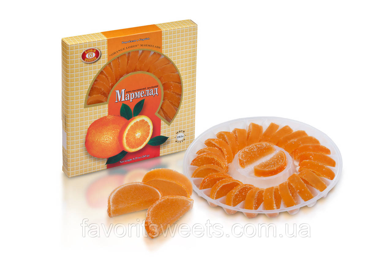Мармелад "Апельсинові дольки" (265 г), фото 1
