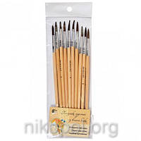 Пензлик з натурального ворсу "C" Білка №5