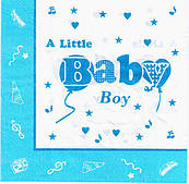 Серветки паперові "Baby блакитний" 20 шт./пач.