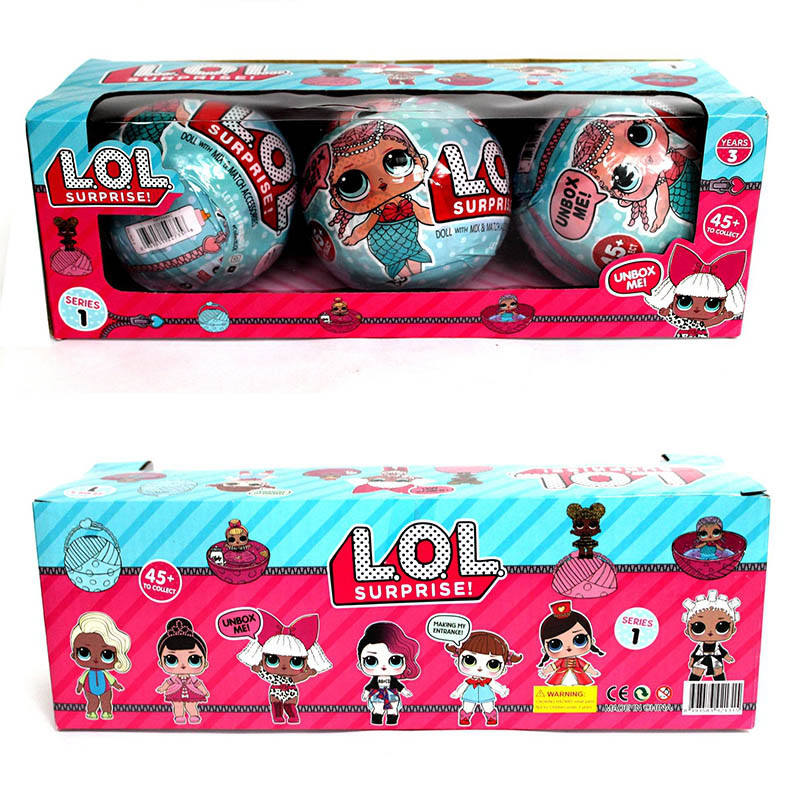 LOL 1 серія лялька-сюрприз у кулі (максі), набір 3 шт., фото 1