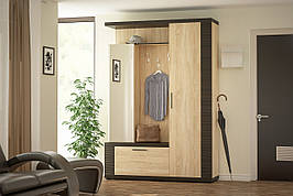 Передпокій (прихожая) Марк Дуб самоа/Венге темний Мебель Сервіс