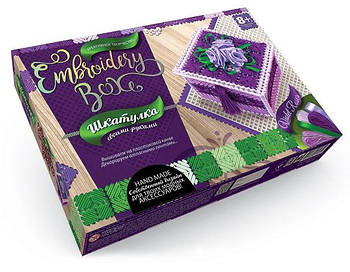Набір для творчості DankoToys DT EMB-01-03 Скарбничка- вишивка Embroidery Box