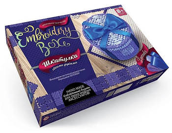 Набір для творчості DankoToys DT EMB-01-02 Скарбничка- вишивка Embroidery Box