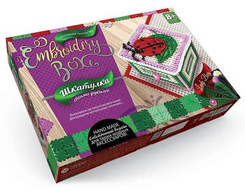Набір для творчості DankoToys DT EMB-01-06 Скарбничка- вишивка Embroidery Box