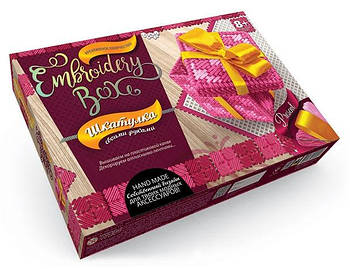 Набір для творчості DankoToys DT EMB-01-07 Скринька-вишивка гладдю Embroidery Box