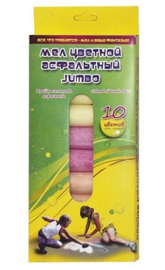 Крейда кол. 10шт Мультяшки JUMBO 7413