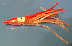 Октопус (Octopus Squid Skirt) — Червоно-прозорий