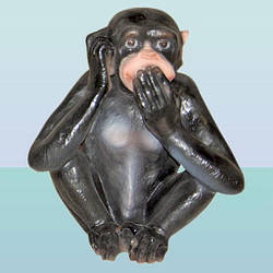 Садова фігура, скульптура для саду Мавпа німа