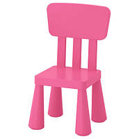 MAMMUT Детский стул, светло в помещении/на открытом воздухе, розовый 803.823.21