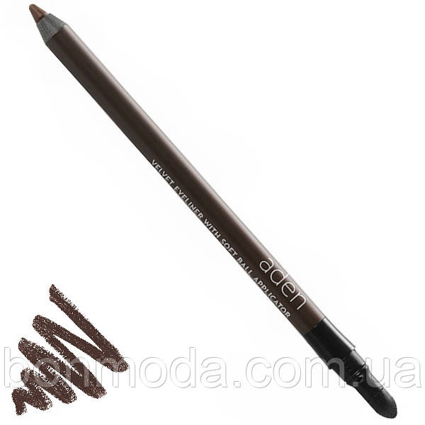 Aden Smoky Eyes Velvet Карандаш Суперстойкий Бархатный "Коричневый ...