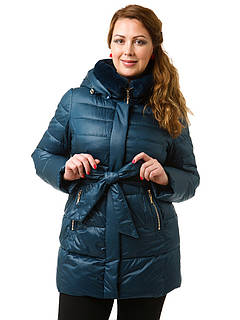 Жіноча куртка пуховик CLASNA CW14D-343C 50 размер