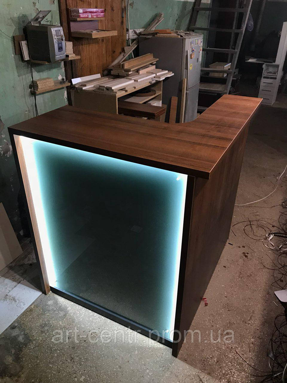 Купить Ресепшен угловой, стойка с ЛЕД подсветкой, цена 7800 ₴ — Prom.ua ...