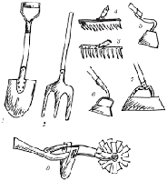 Ручні інструменти для обробки грунту