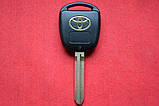 Корпус ключа Toyota Prado 120, Corolla 2 кнопки лезо Toy43, фото 2