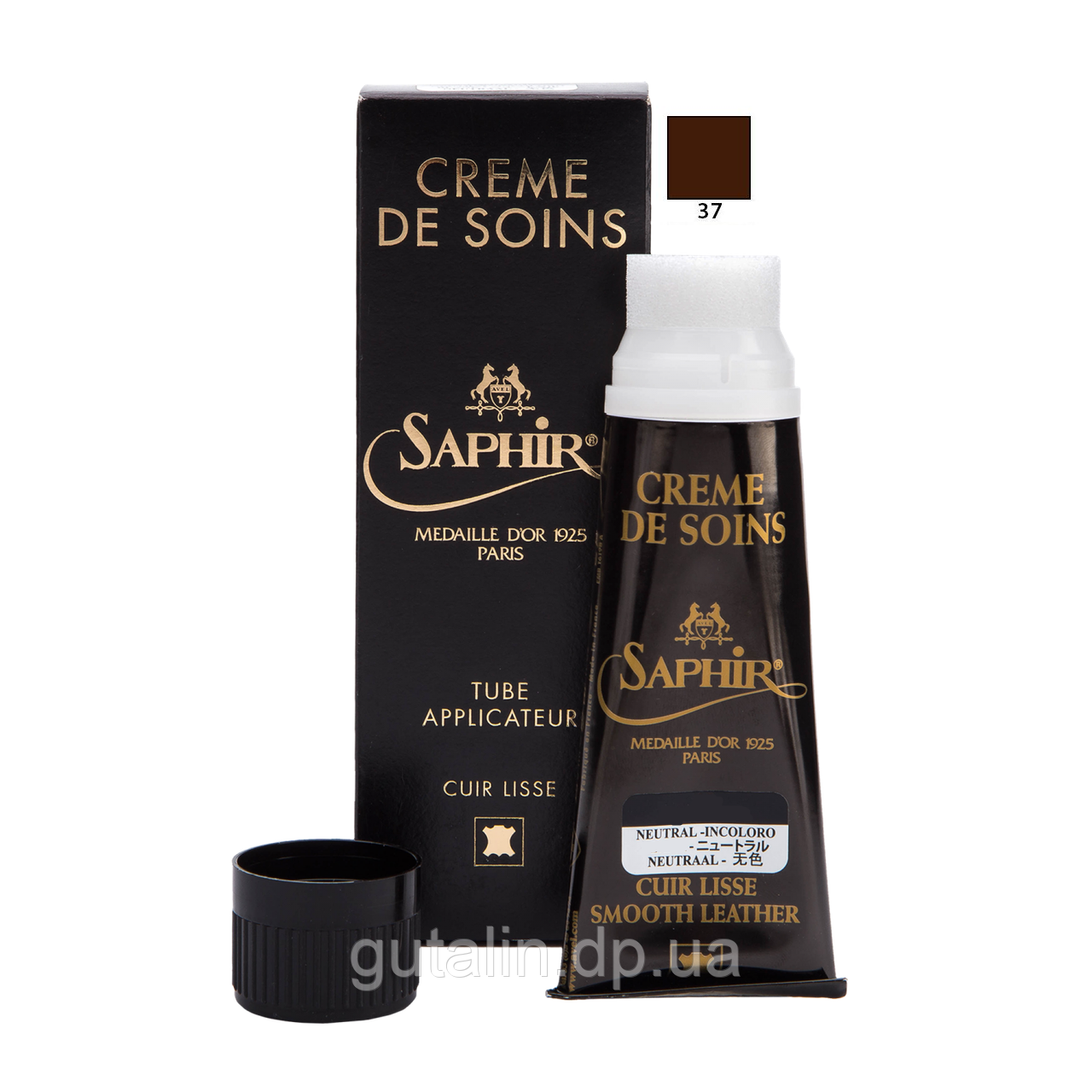 Крем Для Гладких Шкір Saphir Medaille d'or Creme de Soins колір середньо-коричневий (37) 75 мл