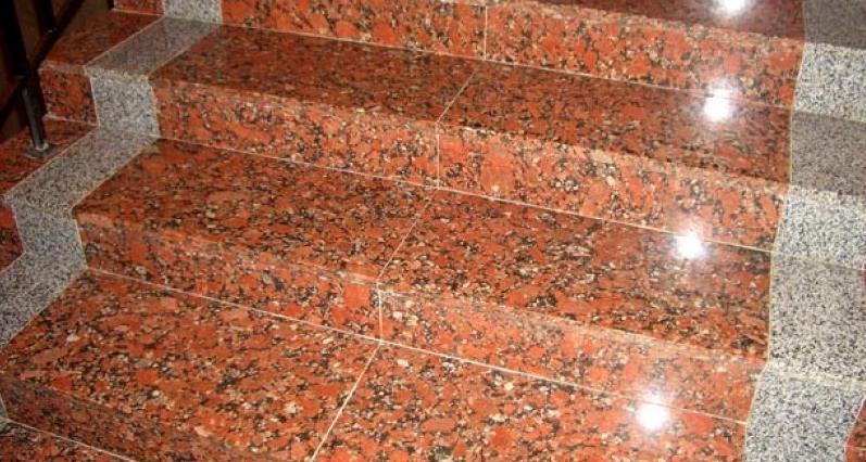 Капуcтинський граніт Rosso Santiag 600х300 гранітна плитка тротуарна для мощення натуральний камінь, фото 1