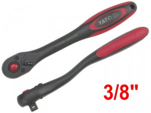 Трещотка 72 зубца 3/8" 202 мм YATO