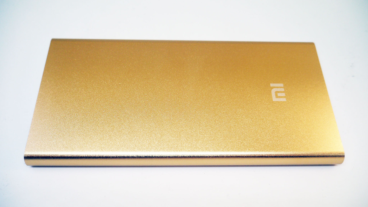 Power Bank Mi 24000 mAh Золотий USB + Метал