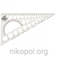 Трикутник пластиковий "Irbis" 24,5 см (30°60°90°)
