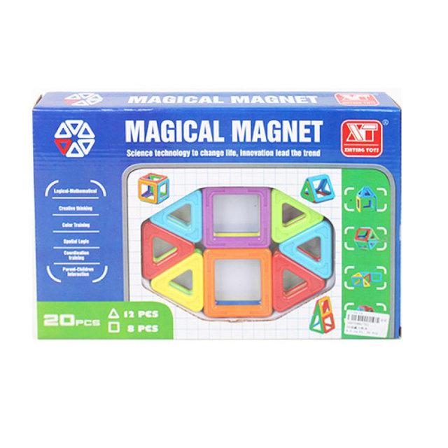 Магнітний конструктор 3D Magical Magnet 20 деталей №701