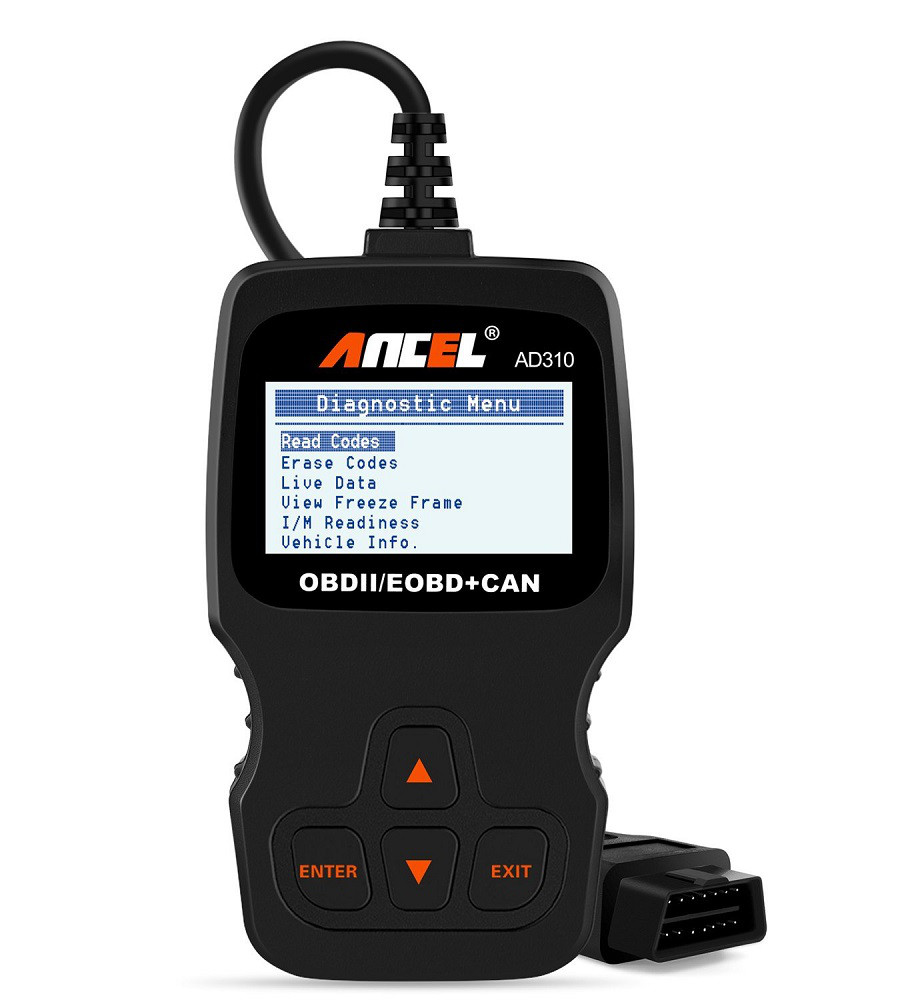 Діагностичний сканер для авто OBD-2 EOBD ANCEL AD310