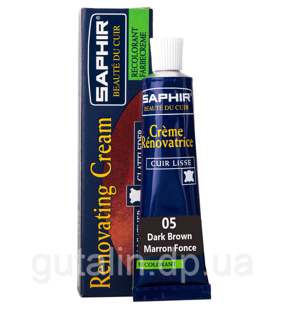 Рідка шкіра Saphir Creme Renovatrice 25 мл колір темно-коричневий (05)