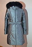 Куртка пуховик пальто Shenowa розмір 46, 48, L, XL, зима, фото 3