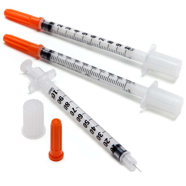 Шприц інсуліновий BD 0,3мл U-100 голка 30G 0,30mmх8.0mm DEMI