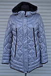 Зимова куртка пуховик Mishele 7630 48 розмір, фото 3