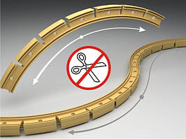 Кріпильна планка для гнучкого порогу Cezar Flex 1,5 м.