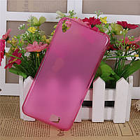 Силиконовый чехол бампер homtom ht16 / ht16 pro- 5 расцветок розовый